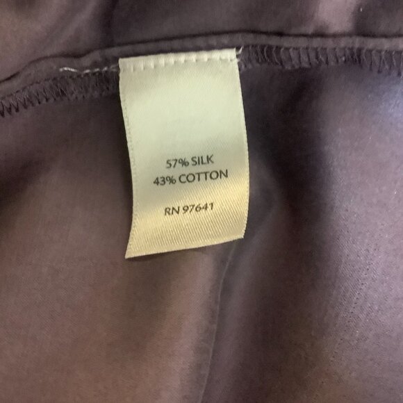 J.Jill Tunic Top Eggplant Color 4 X Long Sleeve - Picture 9 of 10